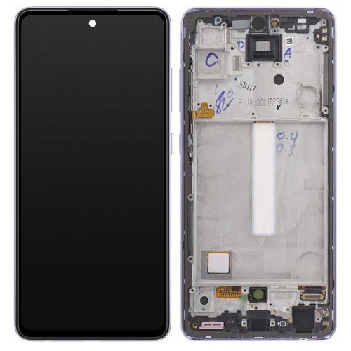 TOUCHSCREEN + DISPLAY LCD DISPLAY COMPLETO + FRAME PER SAMSUNG GALAXY A52 A525F / A52 5G A526B VIOLA OEM OLED