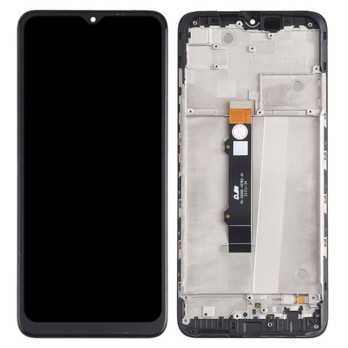 DISPLAY LCD + TOUCHSCREEN DISPLAY COMPLETO + FRAME PER MOTOROLA MOTO G50 (XT2137-1 XT2137-2) NERO ORIGINALE