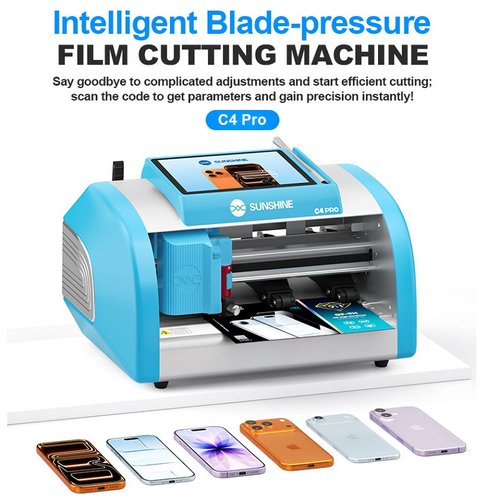 (Prenotazione) SUNSHINE C4 PRO MACCHINA INTELLIGENTE PER IL TAGLIO DI PELLICOLE AD ALTA DUREZZA PER TAGLIARE MEMBRANE FINO A 13 POLLICI DI DIAMETRO