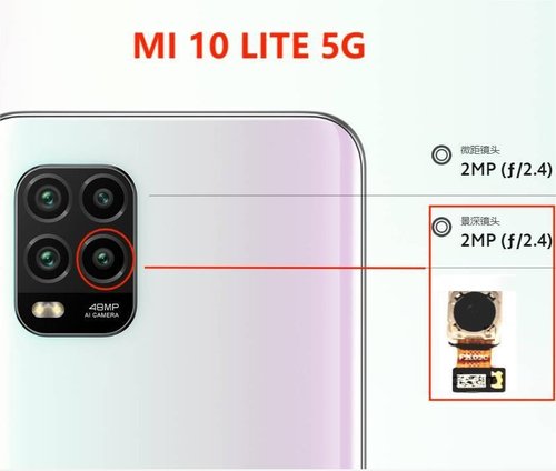 CAMERA PROFONDITA 2MP PER XIAOMI MI 10 LITE 5G (M2002J9G)