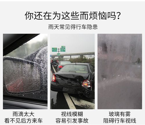 PELLICOLA IMPERMEABILE PER SPECCHIETTO RETROVISORE AUTO?95*135MM