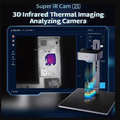 (Prenotazione) MEGA-IDEA SUPER IR CAM 2S TELECAMERA PER ANALISI DI IMMAGINI TERMICHE 3D A INFRAROSSI