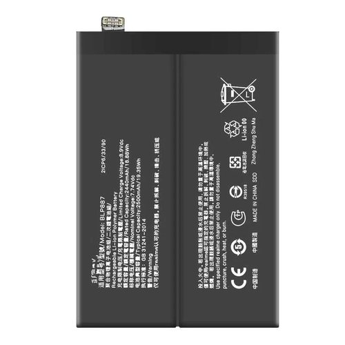 BATTERIA BLP887 PER REALME GT NEO 2 (RMX3370) / REALME GT NEO 3 (RMX3561 RMX3560) / REALME GT NEO 3T (RMX3372 RMX3371) / REALME GT2 PRO (RMX3301 RMX3300) / GT2 (RMX3310 RMX3312 RMX3311)