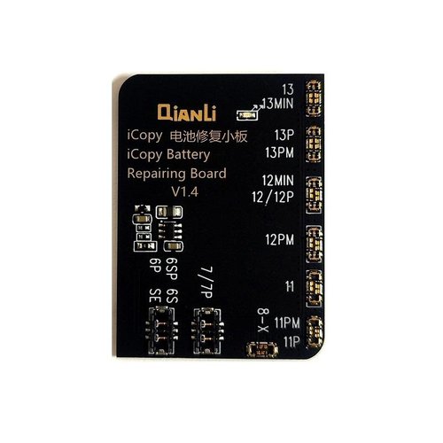 QIANLI ICOPY PLUS BATTERIA SCHEDA DI RIPARAZIONE 1.4V PER APPLE IPHONE 6G / 6S / 7G / 8G / X / 11 / 12 / 13 SERIES (SUPPORTO QIANLI ICOPY PLUS 2.0 2.1 2.2)