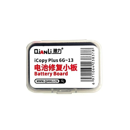 QIANLI ICOPY PLUS BATTERIA SCHEDA DI RIPARAZIONE 1.4V PER APPLE IPHONE 6G / 6S / 7G / 8G / X / 11 / 12 / 13 SERIES (SUPPORTO QIANLI ICOPY PLUS 2.0 2.1 2.2)