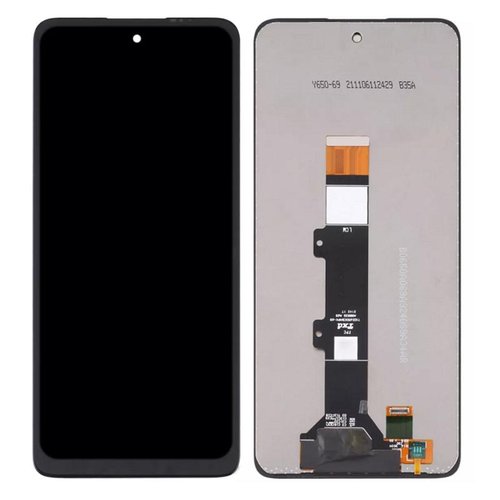 DISPLAY LCD + TOUCHSCREEN DISPLAY COMPLETO SENZA FRAME PER MOTOROLA MOTO E32s (XT2229) NERO