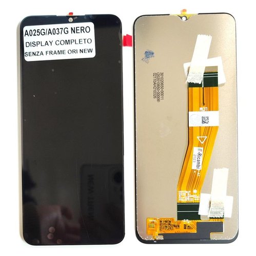 DISPLAY LCD + TOUCHSCREEN DISPLAY COMPLETO SENZA FRAME PER SAMSUNG GALAXY A02s A025G / A03s A037G / A03 A035G NERO