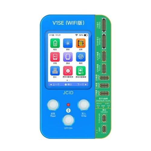 JCID V1SE (WIFI VERSIONE) STRUMENTO?PER RIPARAZIONE VIBRATORE SENSORE LUCE COLORE?PER APPLE IPHONE 7G - X / 11 / 11 PRO / 11 PRO MAX?/ 12 / 12 MINI / 12 PRO / 12 PRO MAX / 13 / 13 MINI / 13 PRO / 13 PRO MAX / 14 / 14 PLUS / 14 PRO / 14 PRO MAX / 15 / 15 PLUS / 15 PRO / 15 PRO MAX / 16 / 16E / 16 PLUS / 16 PRO / 16 PRO MAX / 17 / 17 PRO? /17 PRO MAX / 17 AIR
