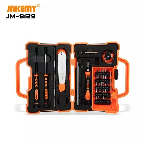 JAKEMY JM-8139 45 IN 1 SET DI STRUMENTI APERTI PER RIPARAZIONE HARDWARE DI CACCIAVITI DI PRECISIONE