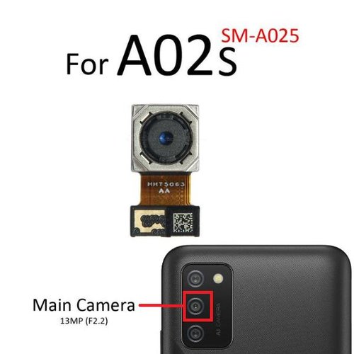 CAMERA POSTERIORE 13MP PER SAMSUNG GALAXY A02s A025F / A025G / M02S M025F