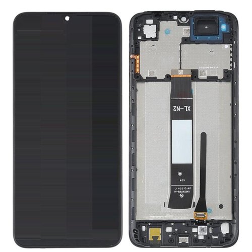 TOUCHSCREEN + DISPLAY LCD DISPLAY COMPLETO + FRAME PER XIAOMI REDMI A1 (220733SI) / REDMI A1+ (220733SFG) / REDMI A2 (23028RN4DG 23026RN54G) NERO ORIGINALE