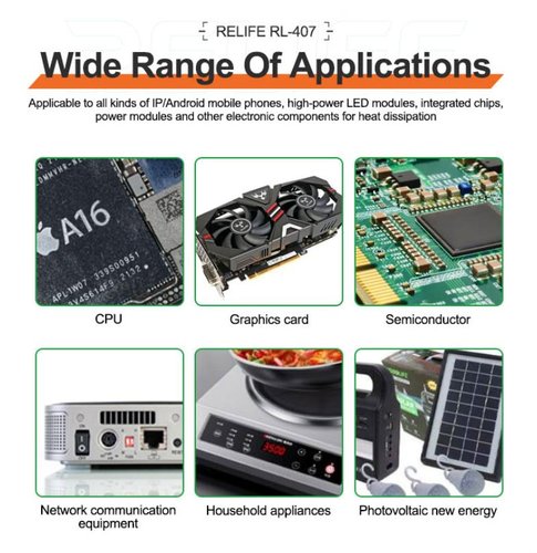 RELIFE RL-407 GRASSO TERMICO 20G ROSSO