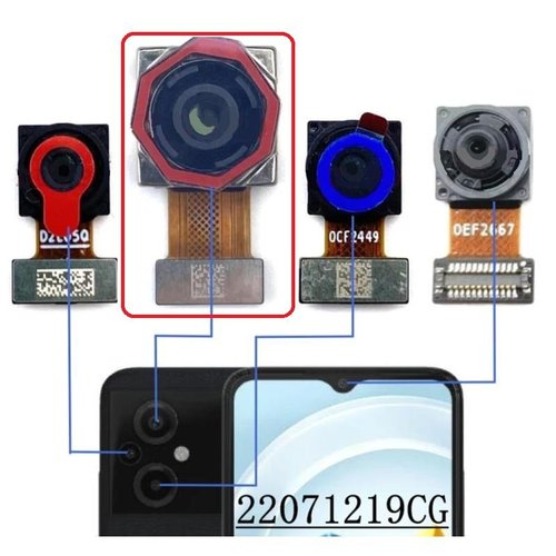 CAMERA POSTERIORE 50MP PER XIAOMI POCO M5 (22071219CG) ORIGINAL