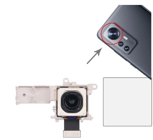 CAMERA POSTERIORE 50MP PER XIAOMI 12X / 12 (2201123G 2201123C) ORIGINALE
