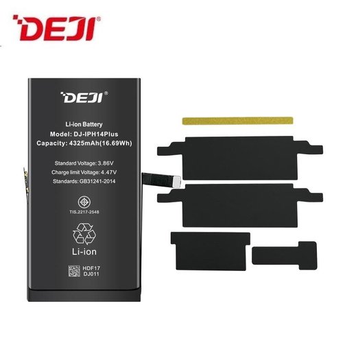 DEJI CK BATTERIA (4325MAH) PER APPLE IPHONE 14 PLUS 6.7 (SUPPORTA LA CONNESSIONE DEL CAVO DELLA BATTERIA ORIGINALE LA LETTURA DELLE INFORMAZIONI DEL CHIP E LA VISUALIZZAZIONE DELLO STATO) BATTERIA DIAGNOSTICABILE (RICHIEDE AGGIORNAMENTO ALL'ULTIMA VERSIONE)