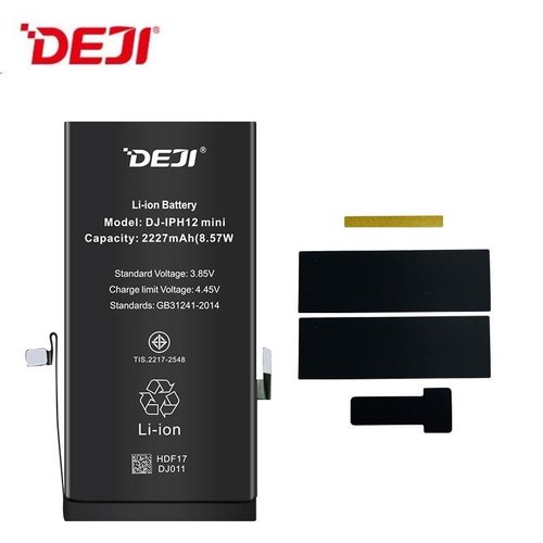 DEJI CK BATTERIA (2227MAH) PER IPHONE 12 MINI 5.4 (SUPPORTA LA CONNESSIONE DEL CAVO DELLA BATTERIA ORIGINALE LA LETTURA DELLE INFORMAZIONI DEL CHIP E LA VISUALIZZAZIONE DELLO STATO) BATTERIA DIAGNOSTICABILE (RICHIEDE AGGIORNAMENTO ALL'ULTIMA VERSIONE)