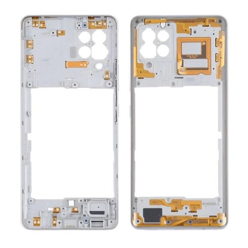 COVER CENTRALE B PER SAMSUNG GALAXY A42 5G A426B BIANCO / GRIGIO