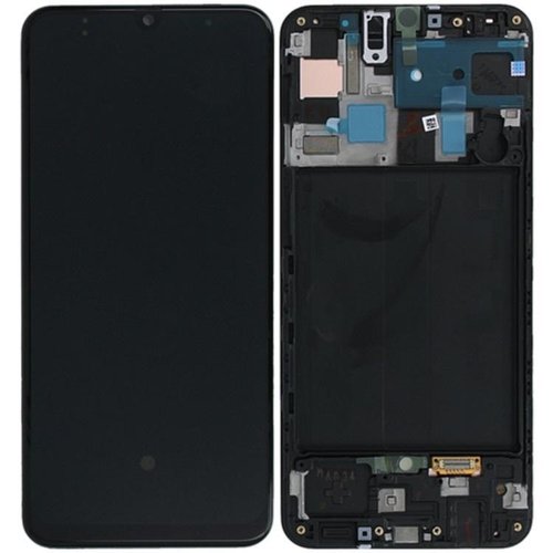 DISPLAY LCD + TOUCHSCREEN DISPLAY COMPLETO + FRAME PER SAMSUNG GALAXY A50 A505F NERO OEM OLED
