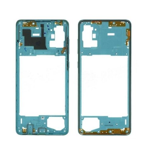 COVER CENTRALE B PER SAMSUNG GALAXY A71 A715F BLU