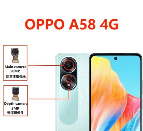 CAMERA POSTERIORE 50MP PER OPPO A58 4G (CPH2577) ORIGINALE