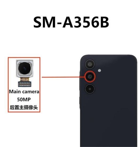 CAMERA POSTERIORE 50MP PER SAMSUNG GALAXY A35 5G A356B ORIGINALE