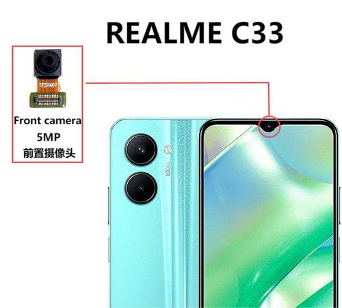 CAMERA ANTERIORE PER REALME C30 (RMX3581 RMX3623) / REALME C33 (RMX3624) ORIGINALE