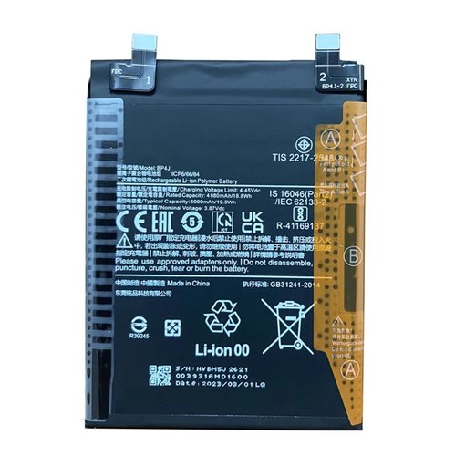 BATTERIA ORIGINALE BP4J PER XIAOMI REDMI NOTE 12 PRO+ 5G (22101316UCP 22101316UG)