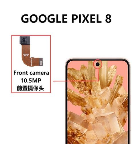CAMERA ANTERIORE 10.5MP PER GOOGLE PIXEL 8 (GKWS6 G9BQD GA04851-US GZPFO GPJ41) ORIGINALE