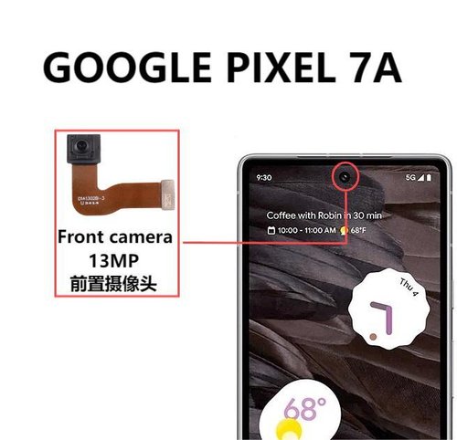 CAMERA ANTERIORE 13MP PER GOOGLE PIXEL 7A 5G (GWKK3 GHL1X G0DZQ G82U8) ORIGINALE
