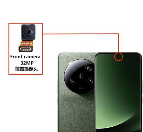 CAMERA ANTERIORE 32MP PER XIAOMI 13 ULTRA (2304FPN6DC 2304FPN6DG) ORIGINALE