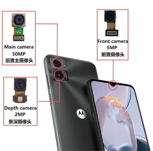 CAMERA ANTERIORE 5MP PER MOTOROLA MOTO E22 (XT2239) / E22I (XT2239-18) ORIGINALE