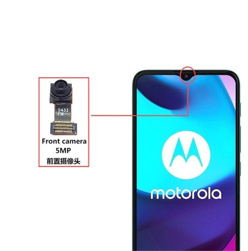 CAMERA ANTERIORE 5MP PER MOTOROLA MOTO E20 (XT2155 XT2155-1 XT2155-3) ORIGINALE