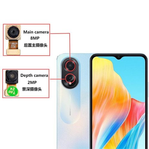 CAMERA PROFONDITA 2MP PER OPPO A18 (CPH2591) / A38 (CPH2579) ORIGINALE