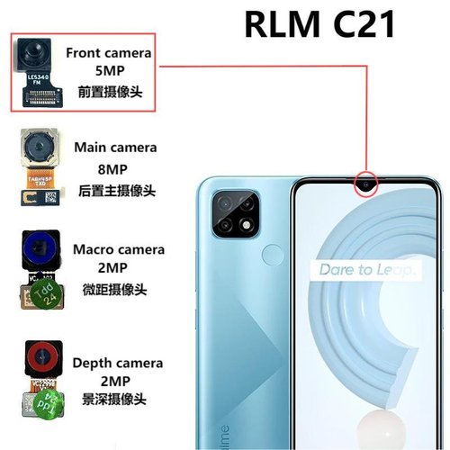 CAMERA ANTERIORE 5MP PER REALME C21 (RMX3201) ORIGINALE