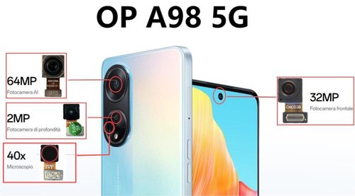CAMERA MACRO 2MP PER OPPO A98 5G (CPH2529) ORIGINALE