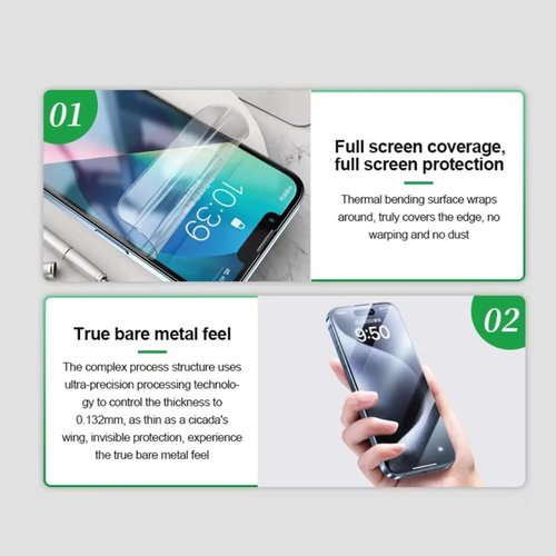 RELIFE GF-2 MATTE FILM FLESSIBILE DI IDROGEL 50PCS (HD 0.1MM) 7.0 inch UNIVERSALE PER SUNSHINE SS-890C / Y22 ULTRA INTELLIGENT CUTTING MACCHINA