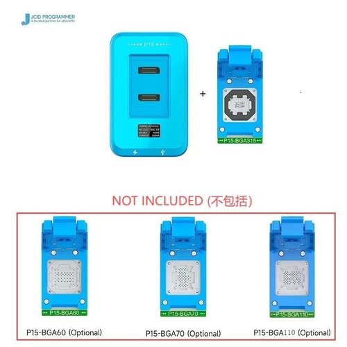 (Prenotazione) JCID P15 NAND PROGRAMMATORE PER APPLE IPHONE 6G-15 PRO MAX (CON MODULO P15-BGA315)