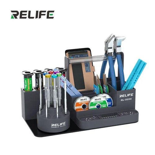 RELIFE RL-001H MAGAZZINO DI RIPARAZIONE MULTIFUNZIONALE ROTANTE GRIGIO