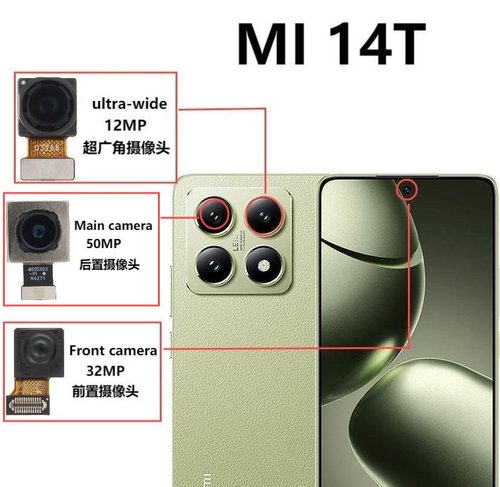 CAMERA POSTERIORE 50MP PER XIAOMI 14T (2406APNFAG) ORIGINALE