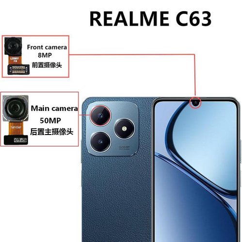 CAMERA ANTERIORE 8MP PER REALME C63 (RMX3939) / REALME C61 (RMX3930) ORIGINALE