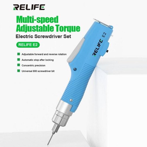 RELIFE E2 SET DI CACCIAVITI ELETTRICI DINAMOMETRICI MANUTENZIONE DI PRECISIONE E CONTROLLO INTELLIGENTE DELLA COPPIA