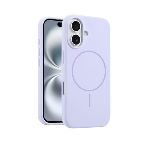 CUSTODIA CELLULARE DI SILICONE LIQUIDO + MAGNETICO PER APPLE IPHONE 17 VIOLA