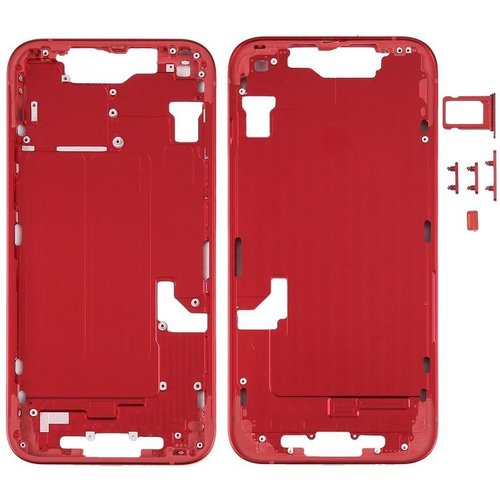 COVER CENTRALE A PER APPLE IPHONE 14 6.1 ROSSO MATERIALE ORIGINALE