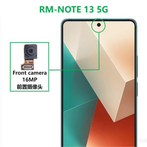 CAMERA ANTERIORE 16MP PER XIAOMI REDMI NOTE 13 5G (2312DRAABG) / REDMI NOTE 13 4G (23129RAA4G) ORIGINALE