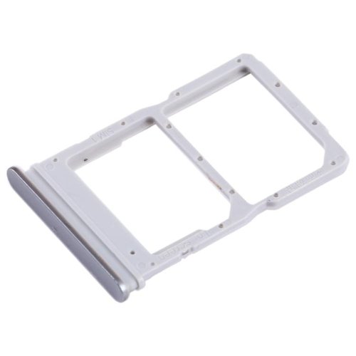 DUAL SIM TRAY PER HUAWEI HONOR X8 (TFY-LX1) ARGENTO / BIANCO