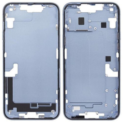 COVER CENTRALE A PER APPLE IPHONE 14 PLUS 6.7 BLU MATERIALE ORIGINALE