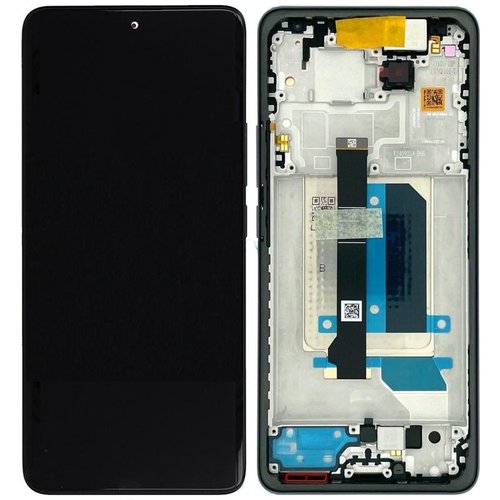 TOUCHSCREEN + DISPLAY AMOLED DISPLAY COMPLETO + FRAME PER XIAOMI REDMI NOTE 14 PRO+ 5G (24115RA8EG) NERO ORIGINALE (SERVICE PACK)