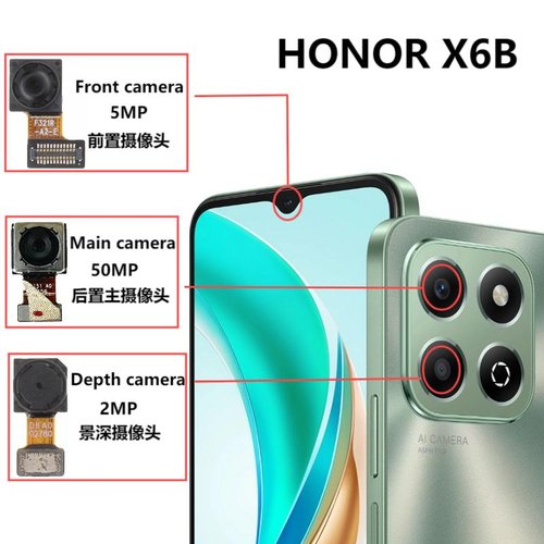 CAMERA POSTERIORE 50MP PER HONOR X6B (JDY-LX1 JDY-LX2) ORIGINALE
