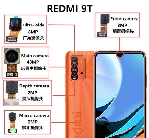 CAMERA POSTERIORE 48MP PER XIAOMI REDMI 9T (J19S M2010J19SG) / POCO M3 (M2010J19CG M2010J19CI)