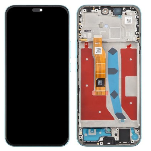 TOUCHSCREEN + DISPLAY OLED DISPLAY COMPLETO + FRAME PER HONOR 400 LITE (ABR-NX1 ABR-N31C1) VERDE ORIGINALE